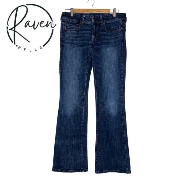 American Eagle Original Bootcut Stretch Jeans Size 8 - Picture 1 of 6